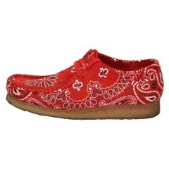 SUPREME (シュプリーム) 19SS ×Clarks Bandana Wallabee クラークス バンダナワラビー ショートブーツ レッド