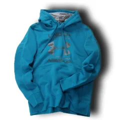 【新品】 UNDER ARMOUR ／ アンダーアーマー　保温 吸汗速乾 スウェット パーカー 裏起毛 プルオーバー フーディー コットン ブルー ｜ 秋冬