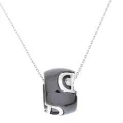 DAMIANI (ダミアーニ) K18WG 1ダイヤ Dアイコンネックレス ホワイトゴールド/セラミックのサムネイル