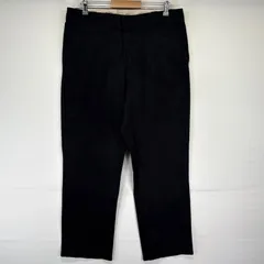 古着 ディッキーズ Dickies ワークパンツ 874 ワンポイントロゴ 長ズボン チノパン 大きいサイズ w38 L32  ブラック メンズ