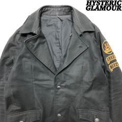 HYSTERIC GLAMOUR ワッペン ミリタリージャケット 黒 FREE - メルカリ