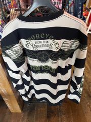 【XL】バンソン VANSON NVLT-2312 天竺 長袖Ｔシャツ ロンＴ フライングスター バイク バイカー トップス メンズ