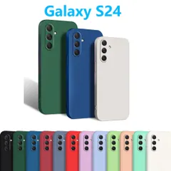 Galaxy S24 ケース シリコン 保護ケース ハードケース 衝撃吸収 人気 ストラップホール おすすめ ギャラクシー エストゥエンティフォー 軽量 ソフトスマホカバーのサムネイル
