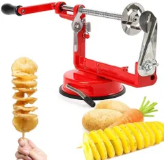 ★スライサー ポテトカッター スパイラル 家庭用 業務用 調理器具 キッチン じゃがいも キュウリ 手動ポテトフライドポテトのサムネイル