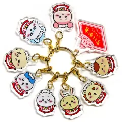 【中古】キーホルダー ホールスタッフ集合!なアクリルチャーム 「ちいかわ なんか小さくてかわいいやつ ちいかわレストラン」