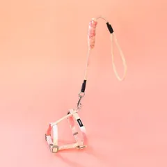 ☆ オレンジ ☆ S ☆ ペット用 犬猫 ハーネス リードセット ハーネス 猫用 犬猫用ハーネス リードセット ペットリード ペット胴輪 猫用ハーネス 犬猫リード 簡単脱着 サイズ調節可能 散歩 お出掛け トレー二ング かわいい 可愛い おしゃれ ペットグッズ