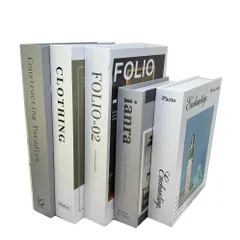 【訳ありSALE】おしゃれ洋書風 ダミーブック 5冊セット 撮影小物・インテリア