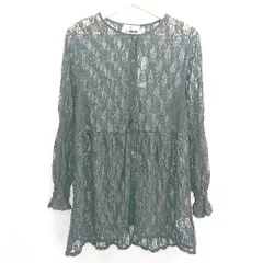 ◇ ◎ ⊂ WEGO ウィゴー シースルー 長袖 スリーブチュニック サイズF ブラック系 レディース E  【1506230028788】