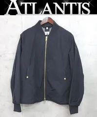 BURBERRY 銀座店 バーバリー 未使用 ナイロン ボンバー ジャケット メンズ size:54 ネイビー 99572