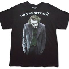 0132 　2016　XL　ジョーカー　公式　WhySoSerious? ダークナイト ビンテージ