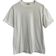 Mizuno 半袖 無地Tシャツ M ホワイト ミズノ スポーツ シンプル クルーネック 古着卸 アメリカ仕入 a703-6701