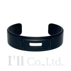 HERMES　エルメス　ケリー　バングル　H057070FZ　アルミニウム　ソーブラック　♯T4　ブランドジュエリー　アクセサリー　オープン　ブレスレット　サンセット　ケリーモチーフ　黒【中古】【72101】