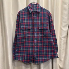 eddie bauer ヘビー ネルシャツ XS(大きめ) エディバウアー