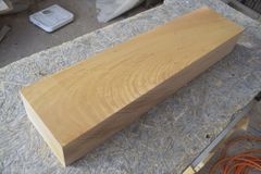 アウトレット ケヤキ(欅)の一枚板 長さ約60.2cm 幅約14.3cm 厚さ約8.8cm DIY用 Z651