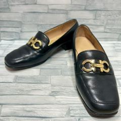 Ferragamo フェラガモ ガンチーニ黒色 8Bサイズ 23.5〜24㎝ - メルカリ