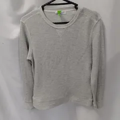 A DAY IN THE LIFE ア デイ イン ザ ライフ トレーナー ワッフル サーマル Sサイズ メンズ グレー 長袖 クルーネック スウェット カットソー シンプル カジュアル 体型カバー 暖かい 防寒 普段使い ユニセックス おしゃれ 使いやすい 