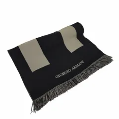 アルマーニコレツィオーニ ARMANI COLLEZIONI ウール フリンジマフラー メンズ 表記無 のサムネイル