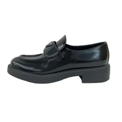 【美品✨現行】プラダ　ローファー　チョコレート　三角ロゴ　レザー　黒　35ハーフ 楽天市場】PRADA プラダ ローファー 2DE127 055 F0002 メンズ