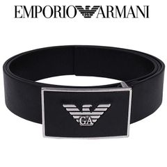 엠포리오 아르마니 EMPORIO ARMANI 남성 벨트 블랙 S 사이즈 85cm 이탈리아제 Y4S196-YDC0G-85