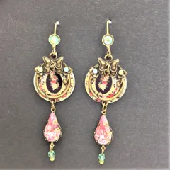 ミハエルネグリン レア 塗りバラ 豪華 イヤリング 姫 女王- 