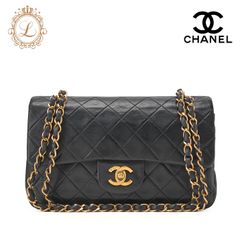 CHANEL シャネル ショルダーバッグ マトラッセ23　 ダブルフラップ チェーン　 ラムスキン 黒　 ゴールド金具　レディースバッグ　ブランド【中古】【送料無料】