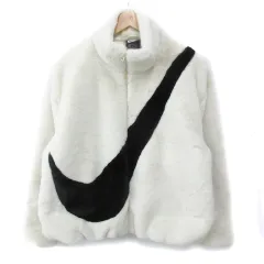 ナイキ NIKE エコファー ビッグスウッシュ フリース ジャケット 