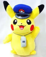 【中古】ぬいぐるみ ピカチュウ(駅長さん) ぬいぐるみ 「ポケットモンスター」 ポケモンストア東京駅店限定 