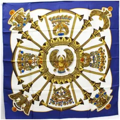 HERMES/エルメス カレ90 古代エジプト スカーフ h_061 HERMES エルメス ☆カレ90 シルクスカーフ 古代エジプト