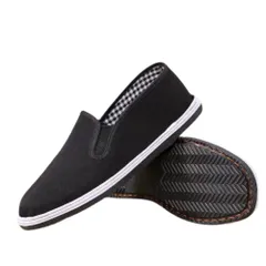 メンズ スリッポン フラット スニーカー ウォーキング 蒸れにくい 滑り止め 歩きやすい 通気 カジュアルシューズ ジム 立ち仕事 シンプル (ブラック, 日本の靴のサイズ寸法, 大人, 数値, 25.0 cm) [ブラック] [25.0 cm]