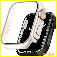 【在庫処分】【2023強化版】AMAPC for Apple Watch ケース 40mm 41mm 44mm 45mm 対応 と互換性があり 数秒で Ultra シリーズの外観に変換できます ガラスフィルム 一体型 apple watch 用 カバー アップ