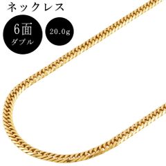 喜平 キヘイ 6面 ダブル ネックレス K18YG 20.0g 61cm【中古】