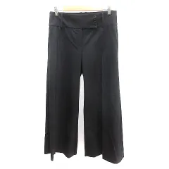 ビーシービージーマックスアズリア BCBGMAXAZRIA ワイドパンツ センタープレス ウール 4 黒 ブラック /AUのサムネイル