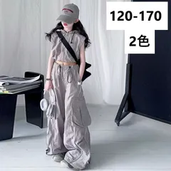 キッズ 子供服 セットアップ 上下セット トップス + パンツ 2点セット 夏 女の子 フード付き ジュニア ノースリーブ 長パンツ 長ズボン 女の子長ズボン ダンスウエア 女の子セットアップ おしゃれ 可愛い カジュアル KSGA042(2色120-170)
