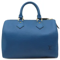 ルイヴィトン LOUIS VUITTON ハンドバッグ スピーディ25 エピレザー トレドブルー ゴールド金具 青 ボストンバッグ 鍵/パドロック欠品  M43015 SP0935【中古】