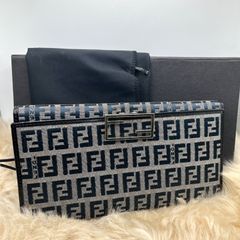 FENDI フェンディ 長財布 ズッカ柄 ズッキーノ キャンバス ウォレット
