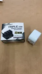 MAX GoPro ゴープロ 互換トリプルUSB充電器 ★コンセント充電用ACアダプター付き★ 2点セット