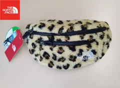 ノースフェイス ショルダーバッグ レディース キッズ クロスバッグ フリース素材 ヒョウ柄 ウェーストバッグ ヒョウ柄 ベージュ K196A
