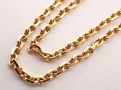 美品 VanCleef&Arpels(ヴァンクリーフアンドアーペル) フォルサチェーンネックレス 750YG 6.9g イエローゴールド メンズ レディースのサムネイル