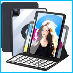 【在庫処分】縦置き iPad 第10世代 ケース 2022 10.9 インチキーボード ケース【磁気吸着ケース+ 透明 背面カバー+分離式キーボード】球型キー マグネット式 iPad 10 世代 A2696 A2757 A2777 ケース キーボード ペンホル