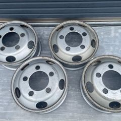 【中古品】DOT-X 16×5.5J 5H×PCD208 オフセット115 〈バス、トラック用〉 【ホイール4本セット】