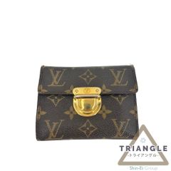 ♪Louis Vuitton　ルイヴィトン　M58013　モノグラム　ポルトフォイユ・コアラ　折り財布　ブラウン　レディース　ビトン