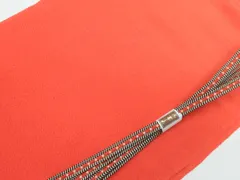 【一輝堂】【着物】和装小物　帯締め帯揚げセット　帯締　帯揚　ちりめん　平組　25w04-4898