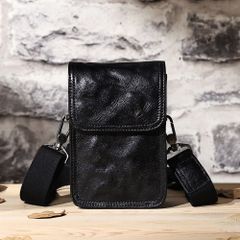 本革 栃木レザー 3WAYバッグ 黒 ハンドメイド ワンダラーコンチョ