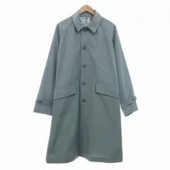コーエン coen 撥水オーバーサイズワイドステンカラーコート ロング アウター L 水色 7560-614-0061 /ROのサムネイル