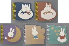【中古】ノート・メモ帳 全5種セット ダイカットメモ帳 「タイトーくじ ミッフィー Star and Sky」 F賞
