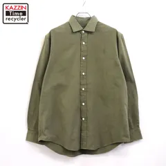 00s RALPH LAUREN コットン 長袖シャツ メンズ 表記Mサイズ