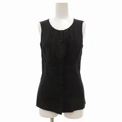 美品　PRADA フリル　ブラウス　ネイビー　プラダ 中古・古着通販】PRADA (プラダ) シャツブラウス ネイビー
