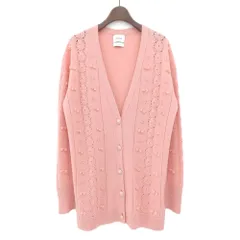 美品 BARRIE バリー カシミヤ100% ニットカーディガン XS ピンク レディース 古着 中古 USEDのサムネイル
