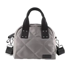 ☆ ダークグレー ☆ LIZDAYS キルティングナイロンラウンド型バッグ LIZDAYS リズデイズ バッグ lz51502 ショルダーバッグ ハンドバッグ キルティング ショルダーバック ハンドバック 2way 手提げ バック レディース おしゃれ