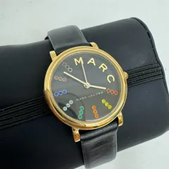 K【箱付き】マークジェイコブス MARC JACOBS classic MJ1592 クォーツ ブラック ゴールド